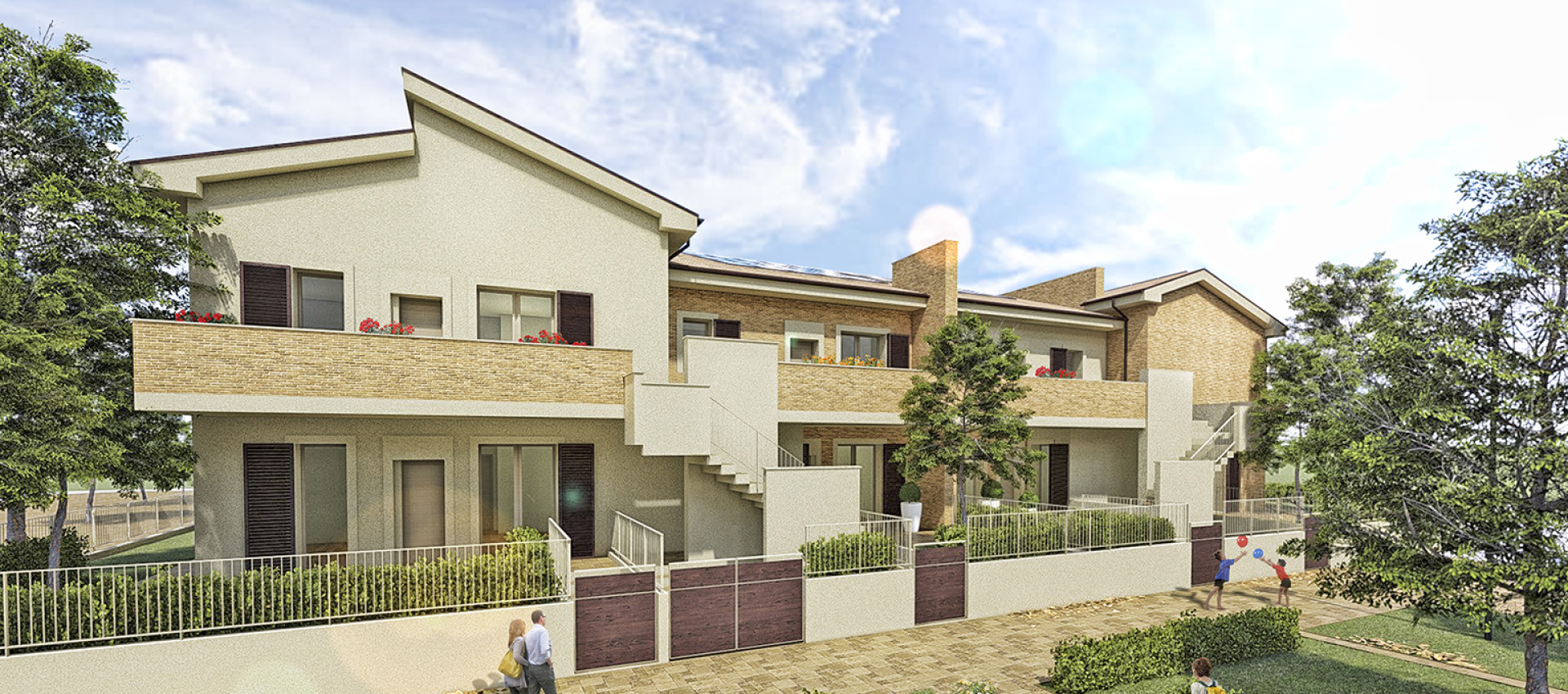 villette ai borghi render